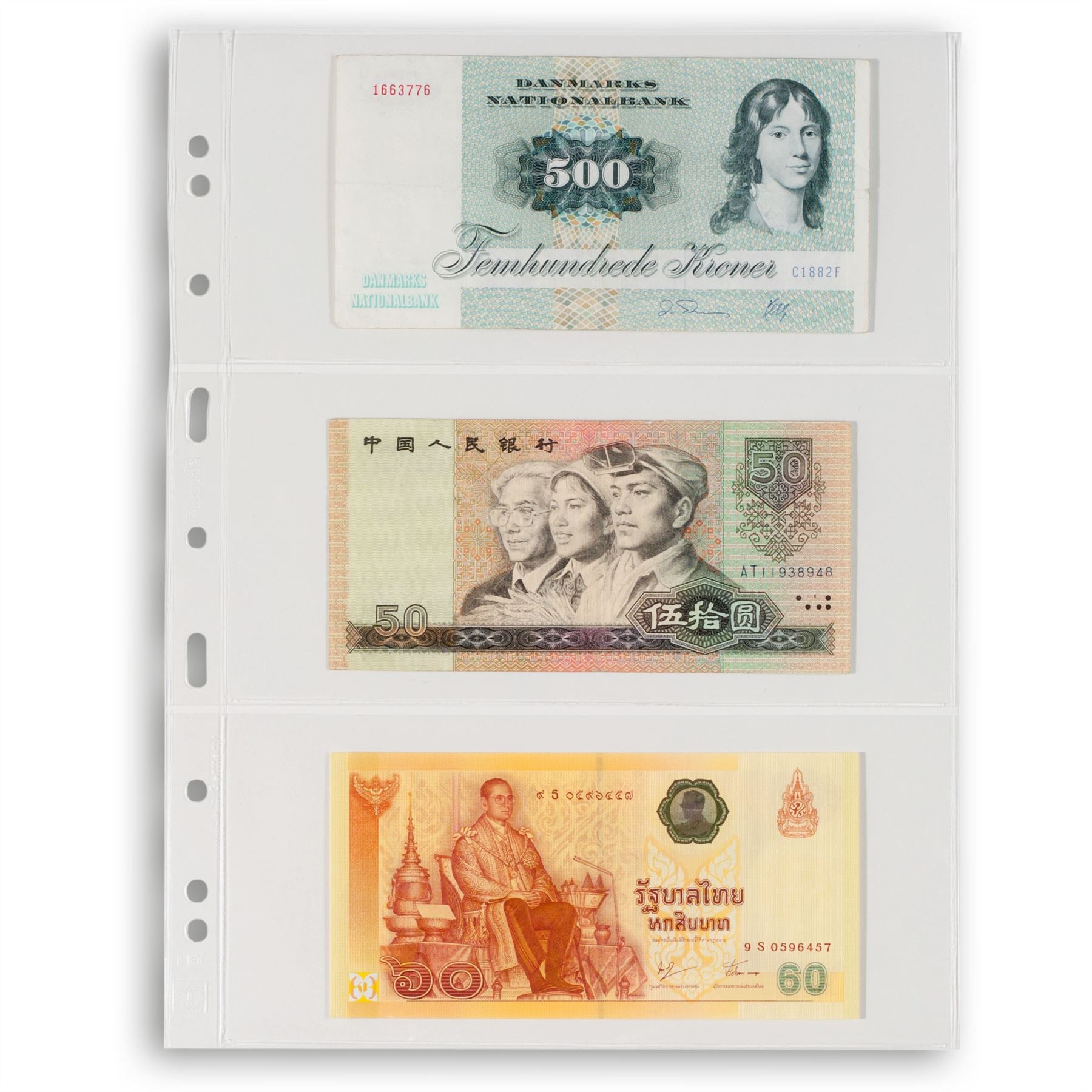 GRANDE Pocket Sheets for Ring Binders | Packs of 5 | Different Pocket Configurations | 2 Colors Available