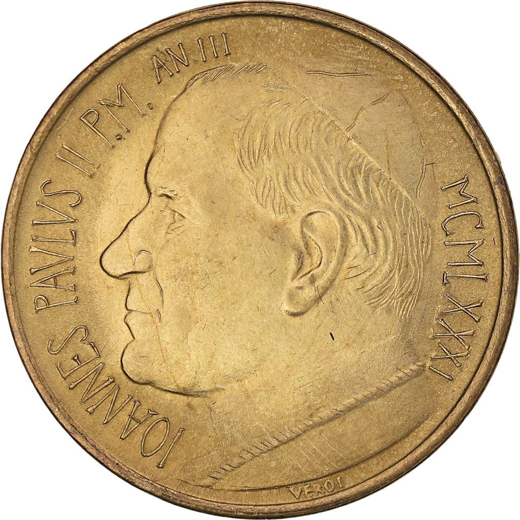 Vatican City | 20 Lire Coin | Hospitality | Km:156 | 1981