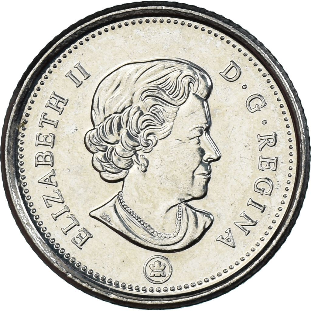 Canada | 10 Cents Coin | Nickel plated steel | KM:492 | 2003-2022