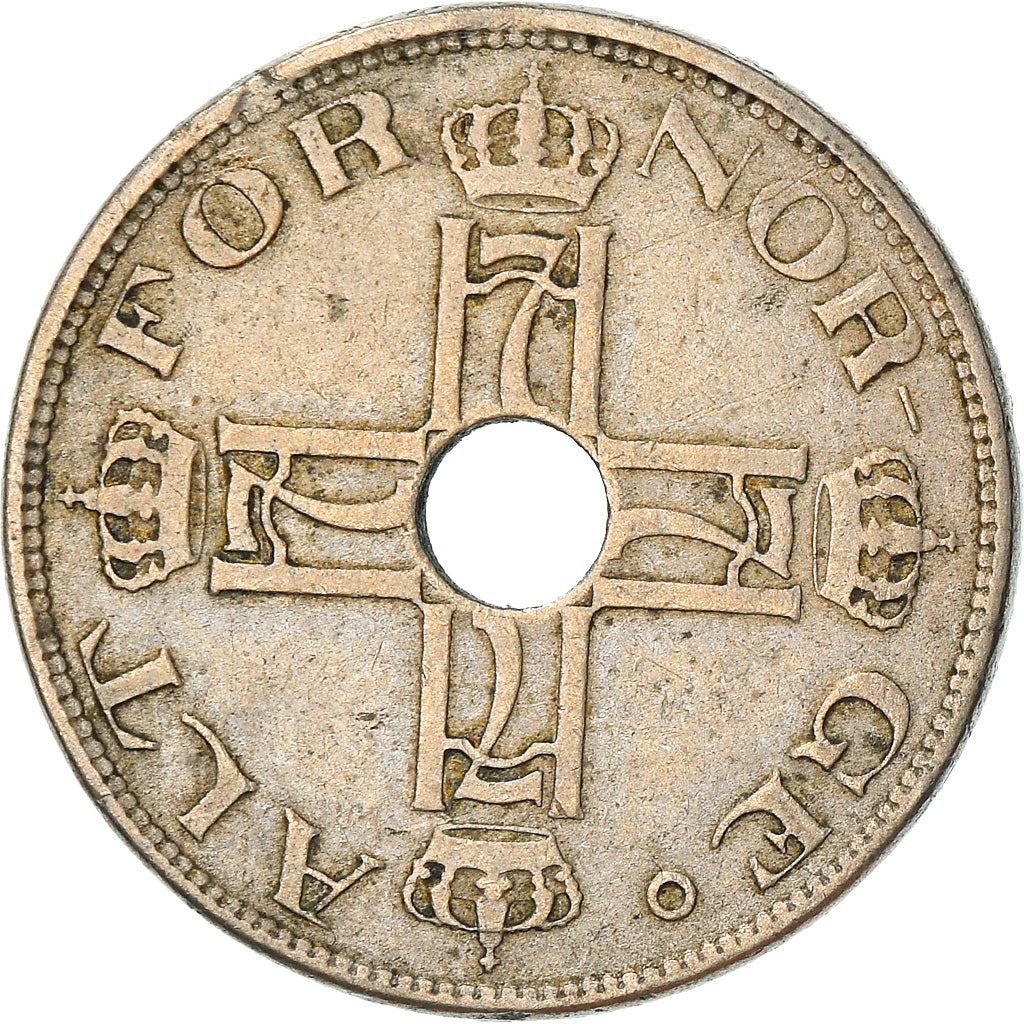Norway 50 Ore Coin | Haakon VII Type 2 | KM379 | 1920 - 1923