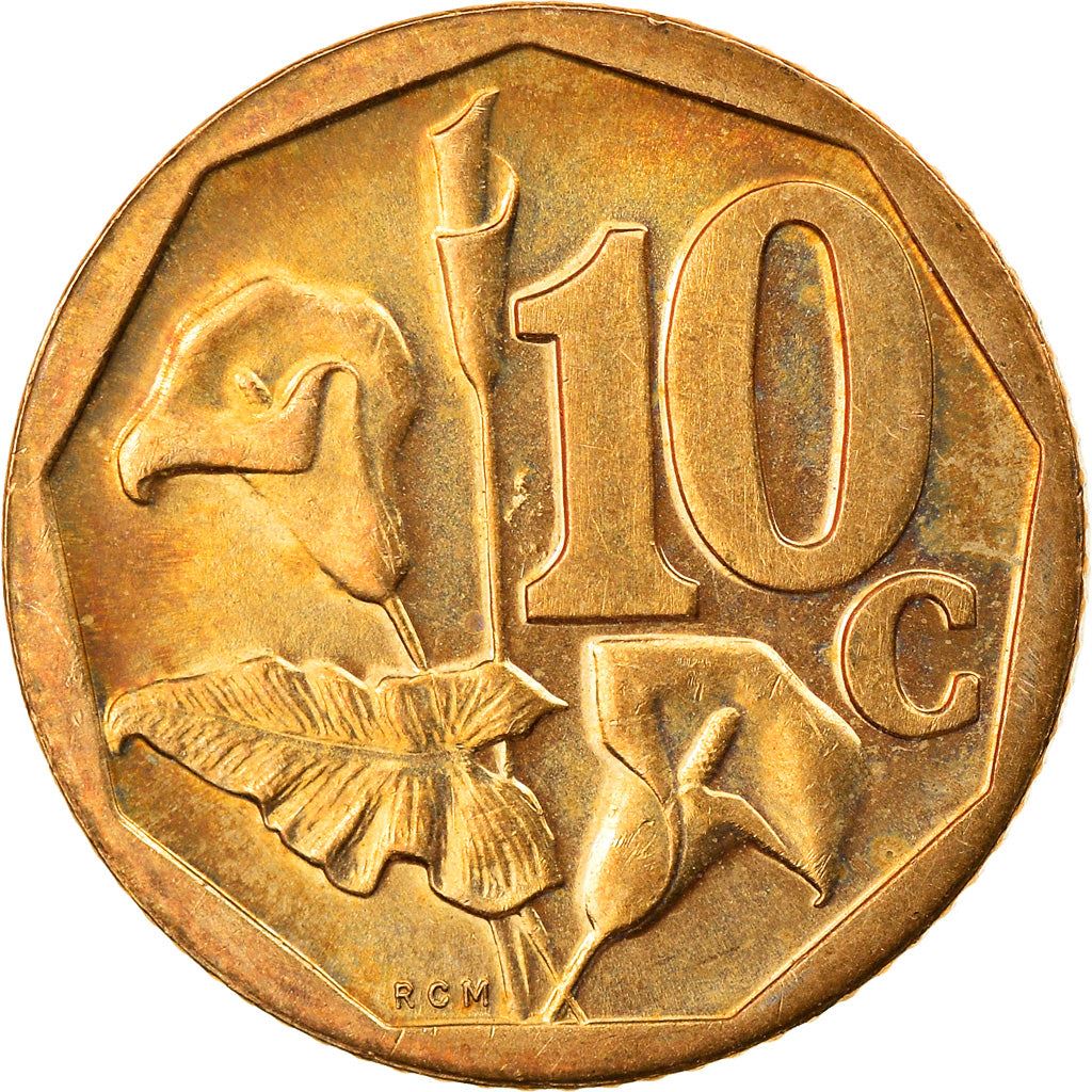 Sydafrika 10 Cents Tswana Legende - Aforika Borwa Mønt KM326 2004