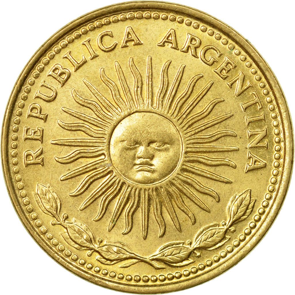 Argentina 10 Pesos | Sol de Mayo | Olive branch Coin | KM72 | 1976 - 1978