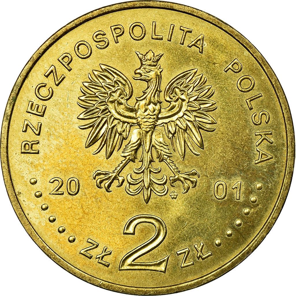 Poland | 2 Zlotys Coin | Cardinal Stefan Wyszyński | Y:418 | 2001