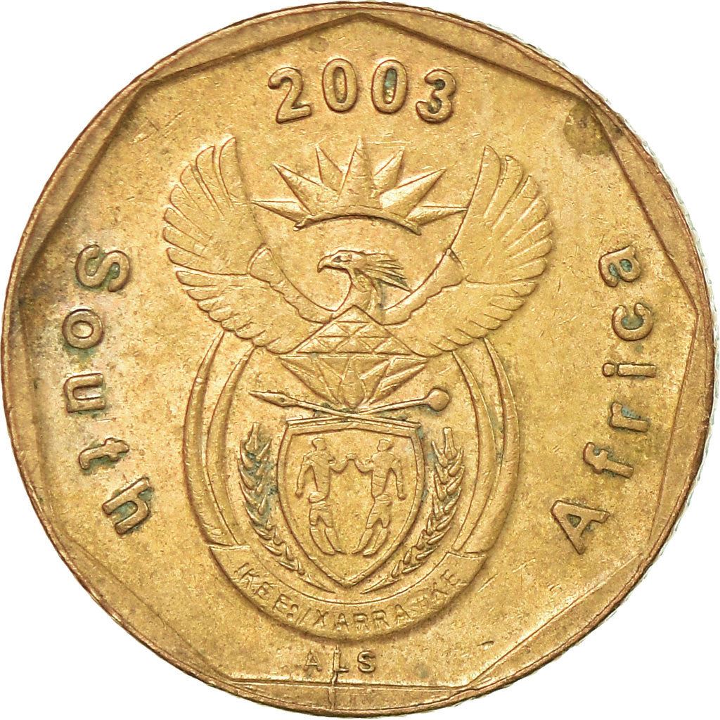 Sydafrika 10 Cent Engelsk Legend - Sydafrika Mynt KM347 2003