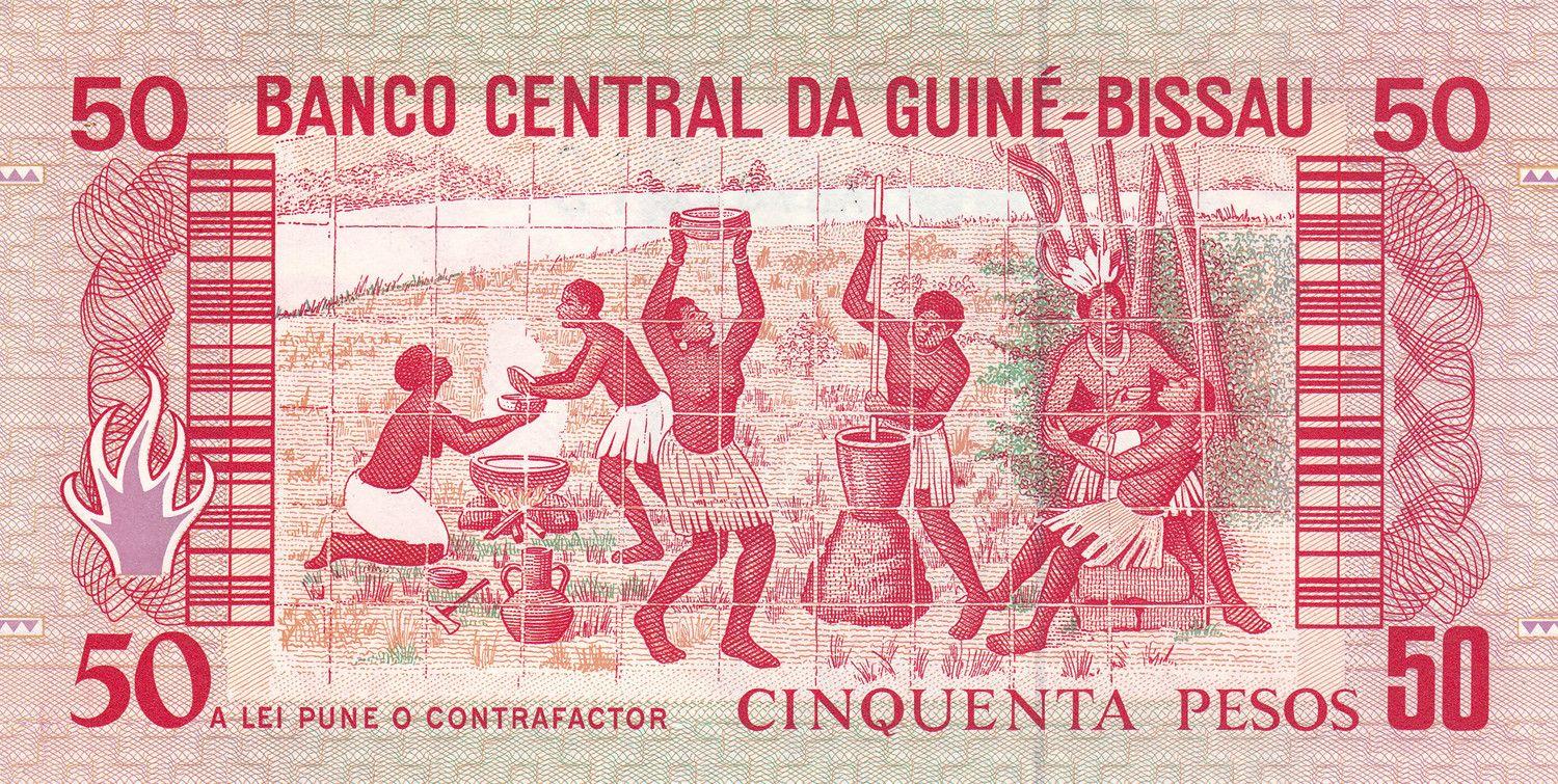Guinea-Bissau | 50 Pesos Banknote | 1990 | Artifact | Pansau Na Isna | Local Medicine Preparation