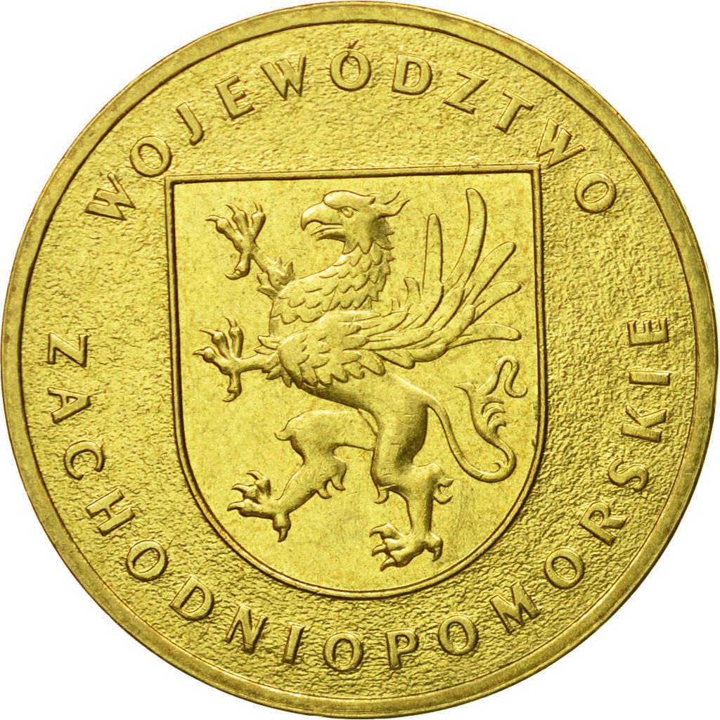 Poland | 2 Zlotys Coin | Zachodniopomorskie | Y:563 | 2005