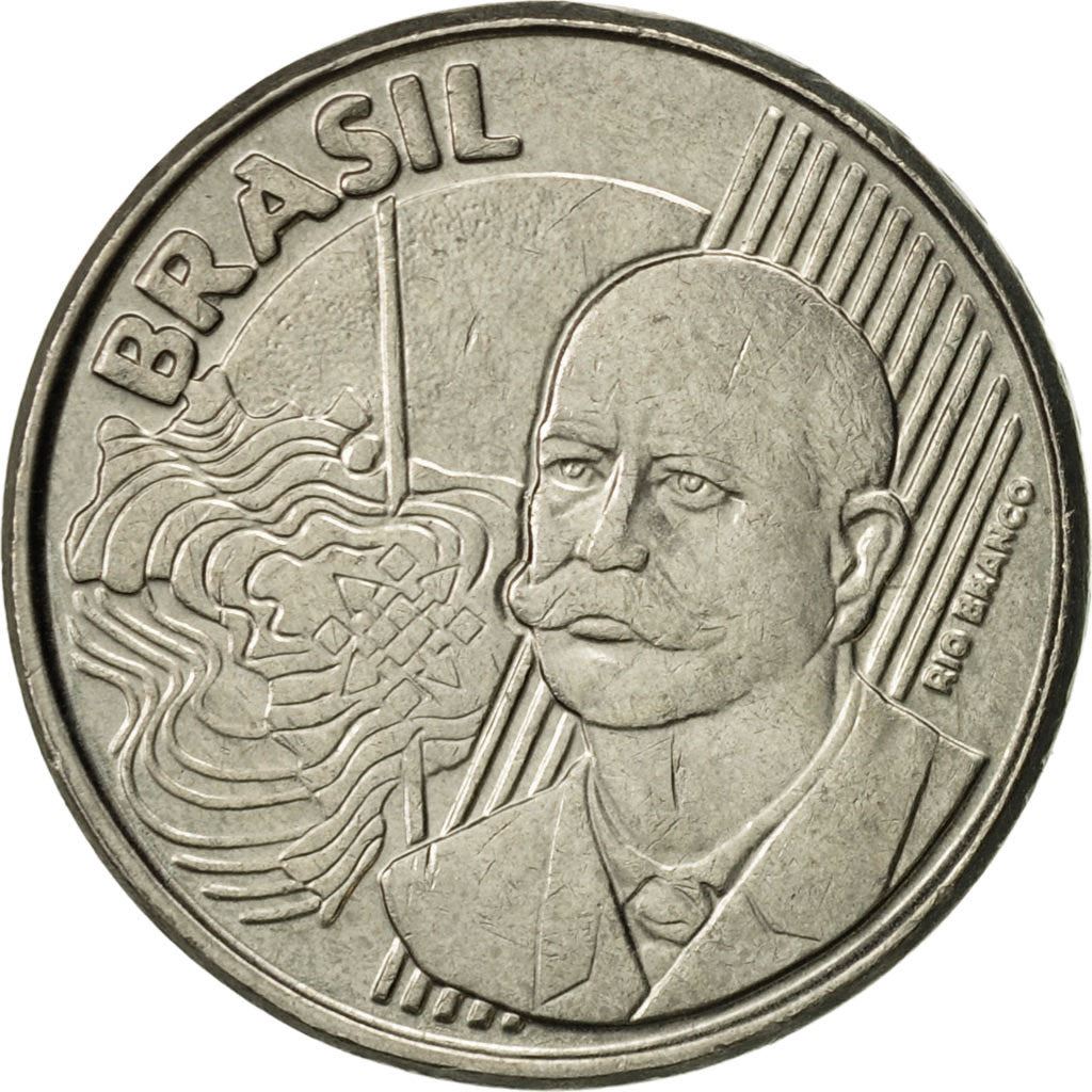 Brazil | 50 Centavos Coin | José Maria da Silva | Km:651 | 1998 - 2001