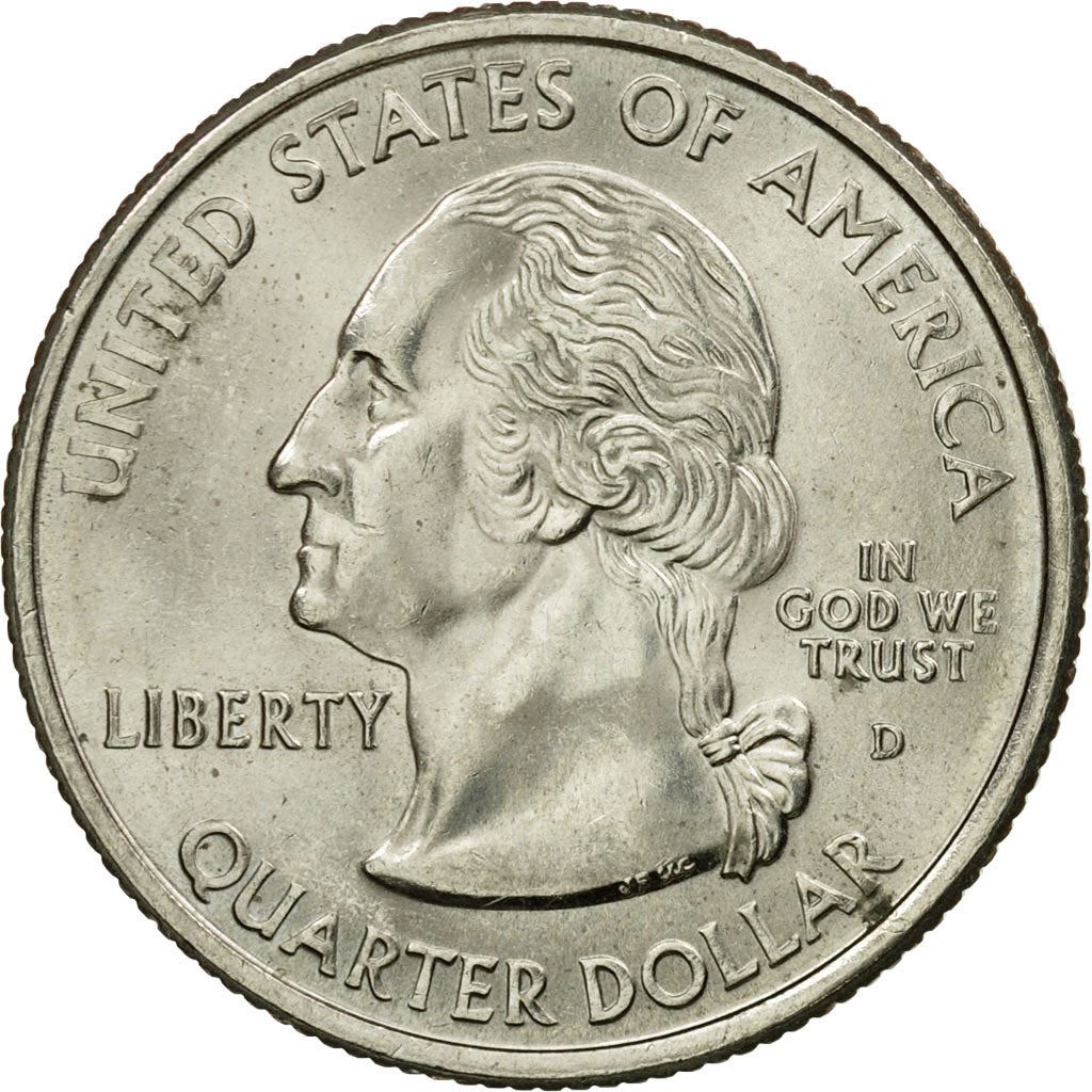 United States | 1/4 Dollar Coin | Iowa | Km:358 | 2004