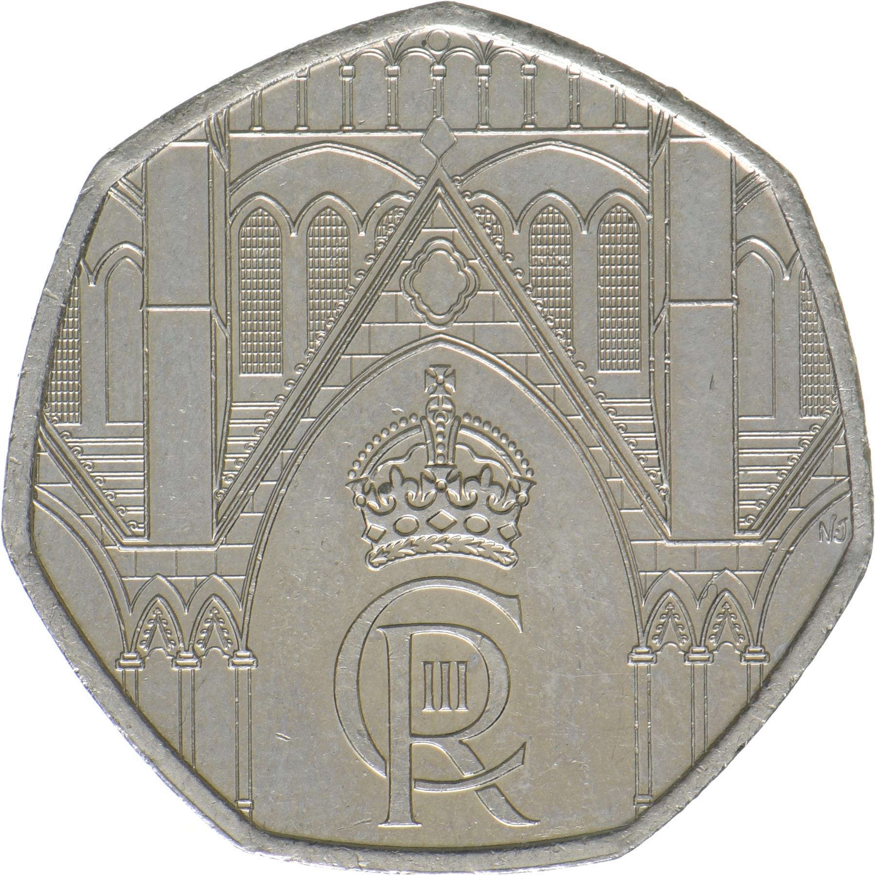 United Kingdom | 50 Pence Coin | Coronation | 2023