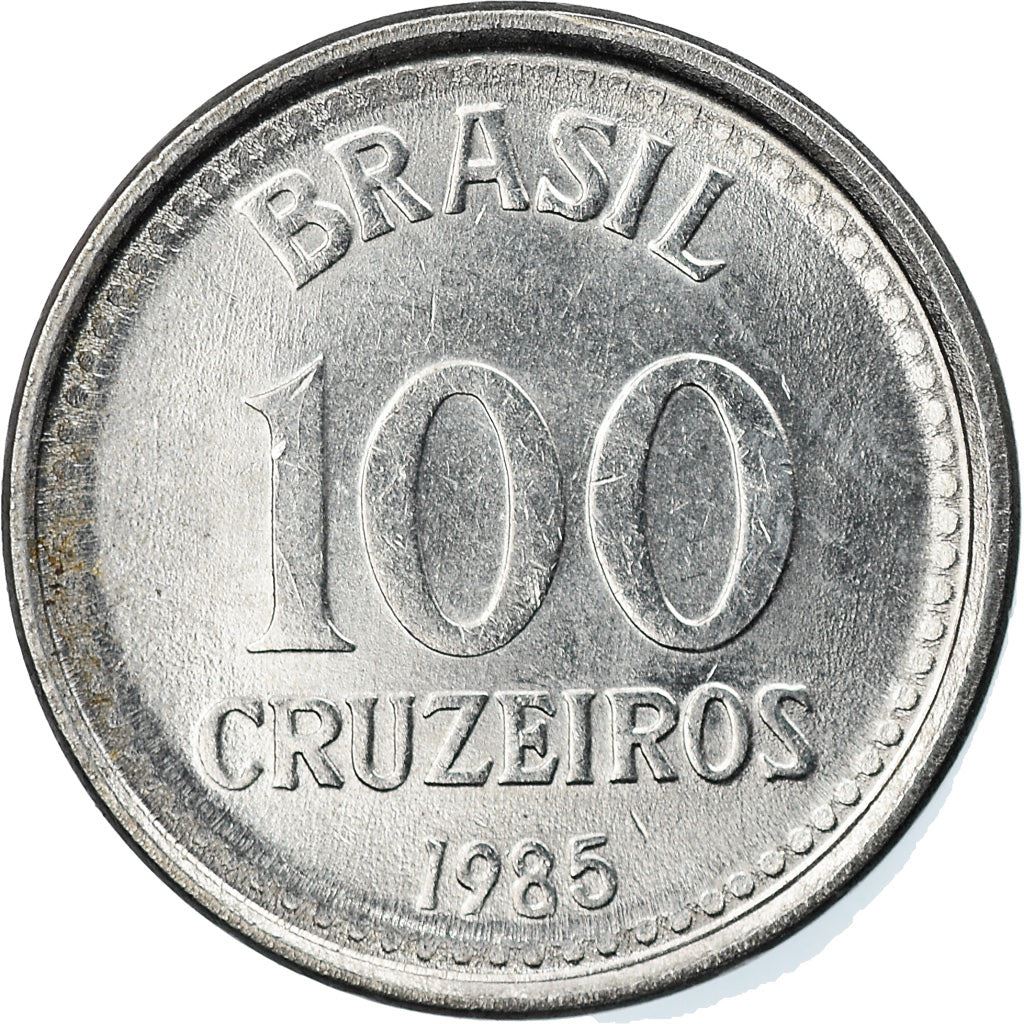 Brazil | 100 Cruzeiros Coin | Star | Km:595 | 1985 - 1986