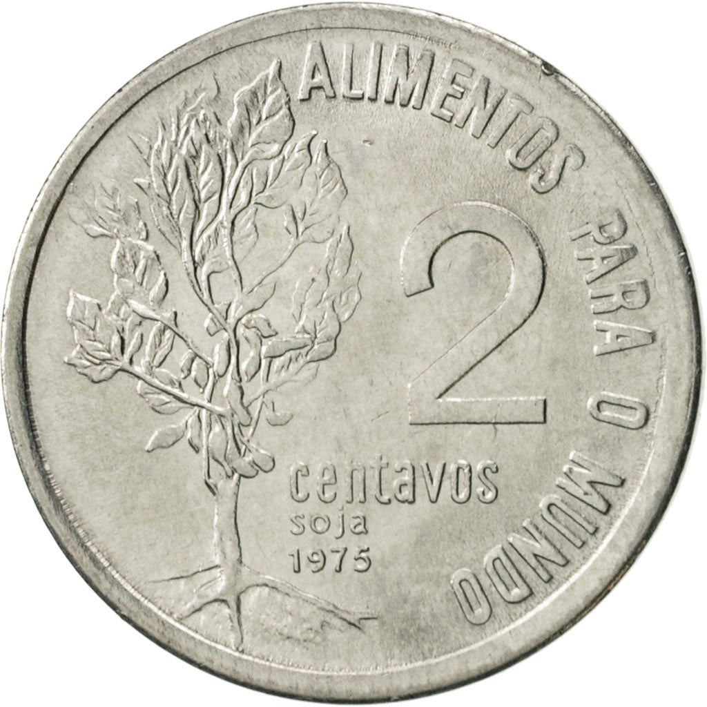Brazil | 2 Centavos Coin | FAO | Km:586 | 1975 - 1978