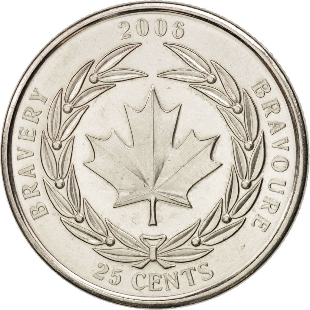 Kanada | 25 cent | Modighetsmedaljen | Nickelpläterat stål | KM:629 | 2006