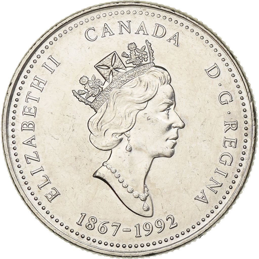 Canada | 25 Cents Coin | Nickel | Alberta | KM:221 | 1992
