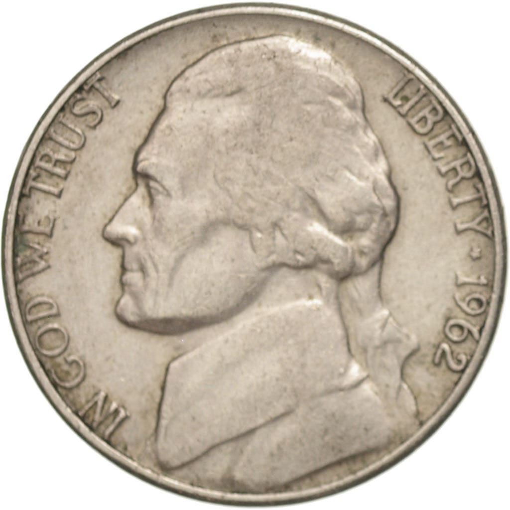 United States | 5 Cents Coin | Thomas Jefferson | Km:192 | 1938 - 2003