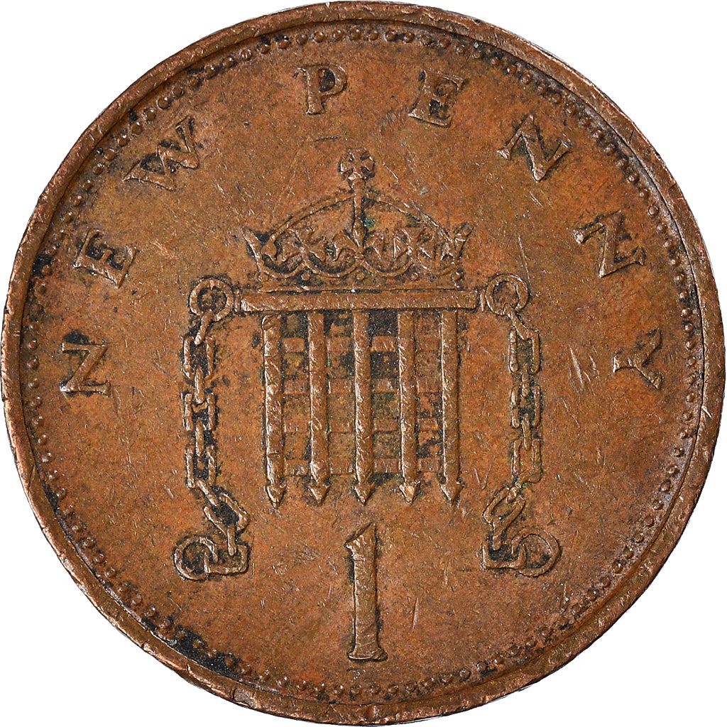 United Kingdom | 1 New Penny Coin | Elizabeth II | Km:915 | 1971 - 1981