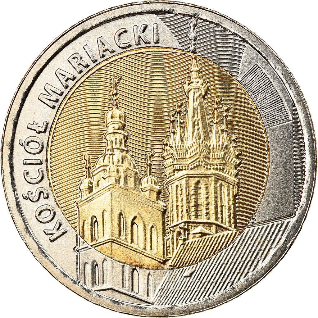 Polonia | Moneda de 5 Zlotys | Basílica de Santa María | A:1064 | 2020