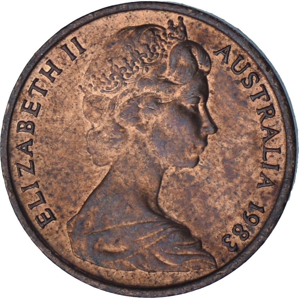 Australia | 1 Cent Coin | Feather-tailed Glider | Km:62 | 1966 - 1984
