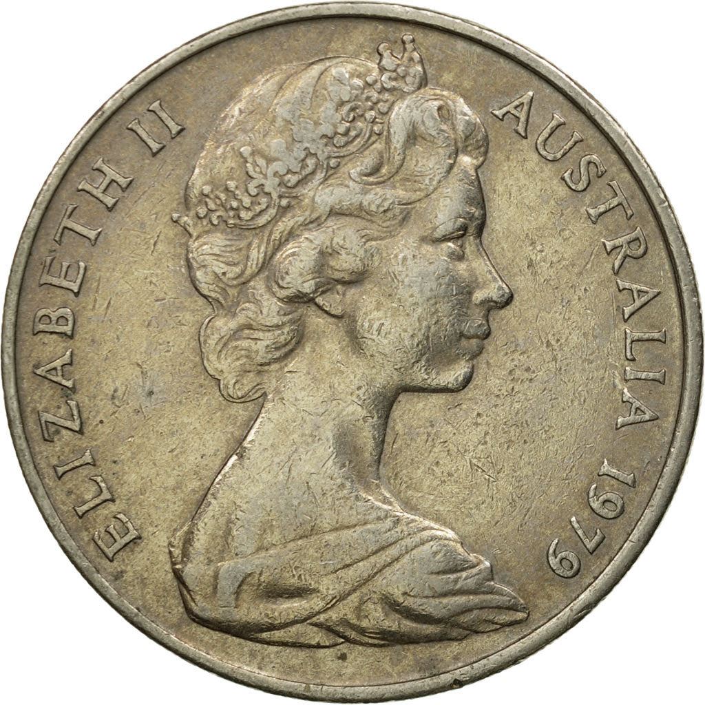 Australia | 20 Cents Coin | Platypus | Km:66 | 1966 - 1984