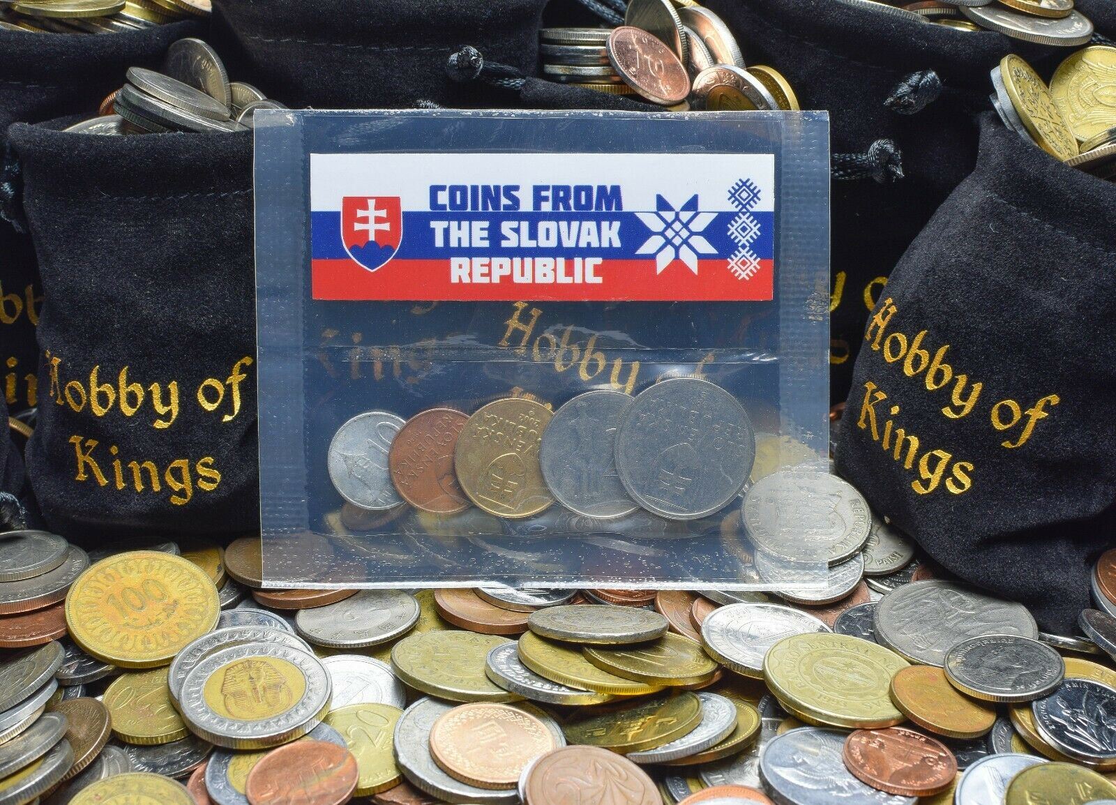 5 Mixed Coins From Slovakia | Halierov - Koruna | 1993 - 2008