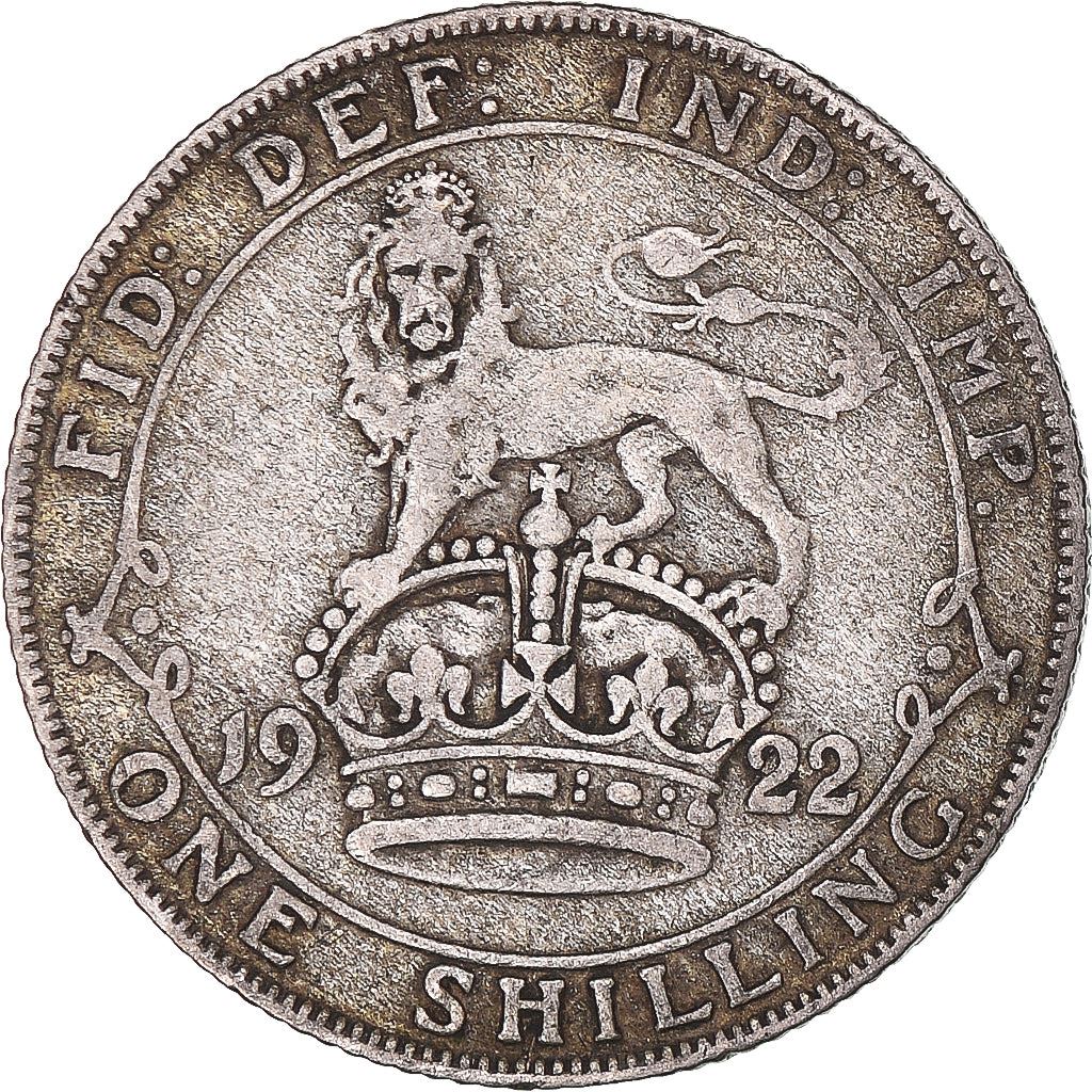 United Kingdom | 1 Shilling Coin | George V | Km:816A | 1920 - 1926