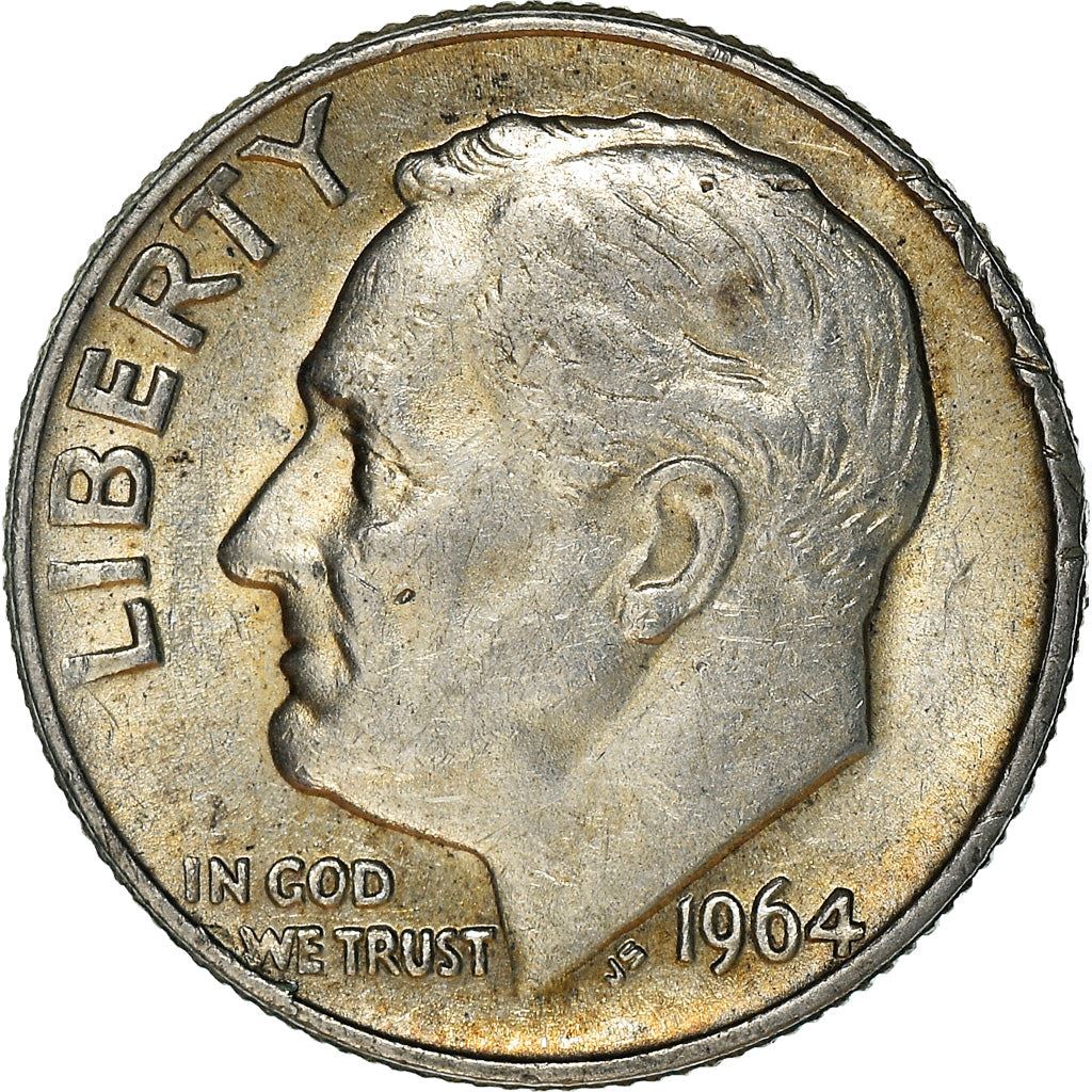 الولايات المتحدة | عملة 1 دايم | فرانكلين د. روزفلت | KM:195 | 1946 - 1964