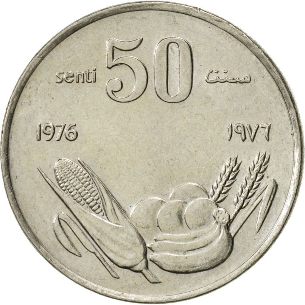 Somalia | 50 Senti Coin | FAO | Corn | Banana | Orange | Grain | Km:26 | 1976