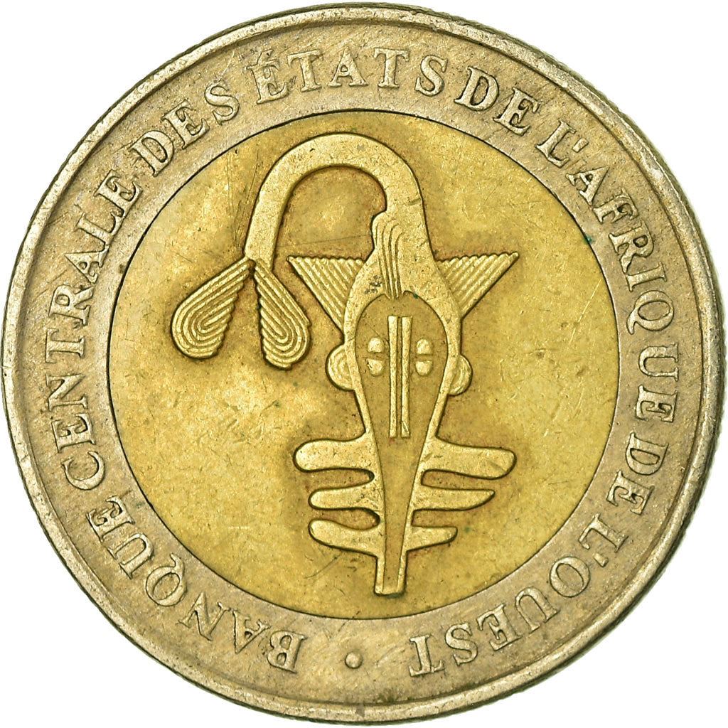 Western African States | 200 Francs Cfa Coin | Emblem of Central Africa | Crops | Km:14 | 2003 - 2018