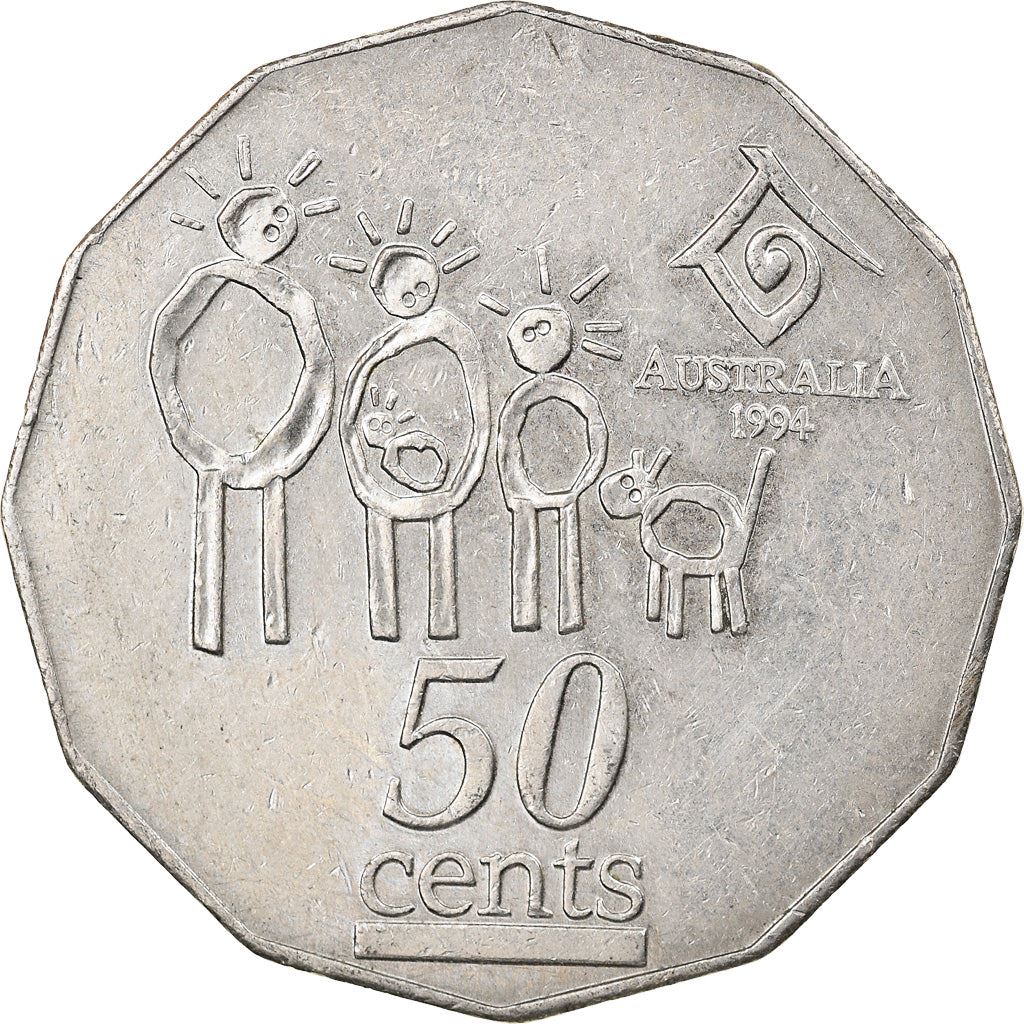Australia | 50 Cents Coin | Year of the Family | KM:257 | 1994