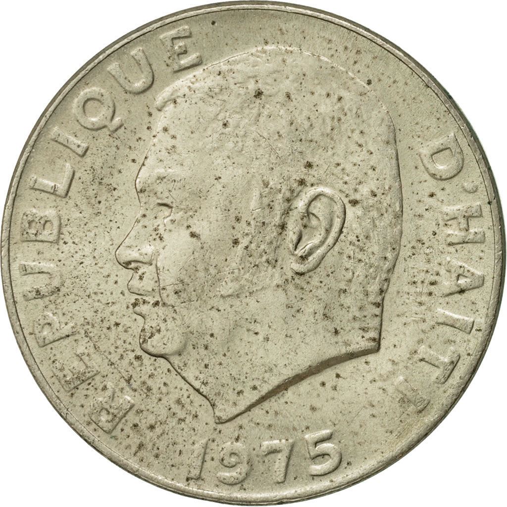 Haiti | 20 Centimes Coin | Jean-Claude Duvalier | Cannon | Km:100 | 1972 - 1983