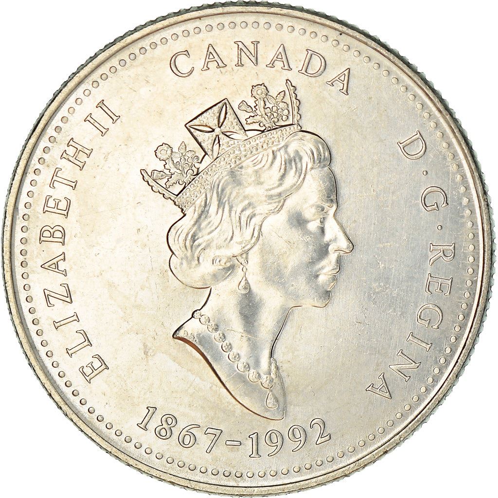 Canada | 25 Cents Coin | Nickel | British Columbia | KM:232 | 1992