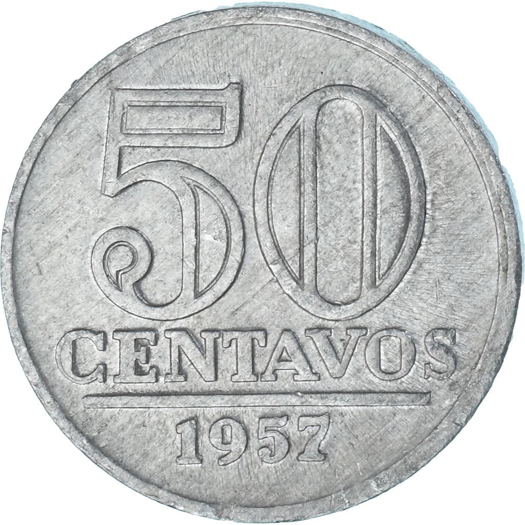 Brazil | 50 Centavos Coin | Star | Km:569 | 1957 - 1961