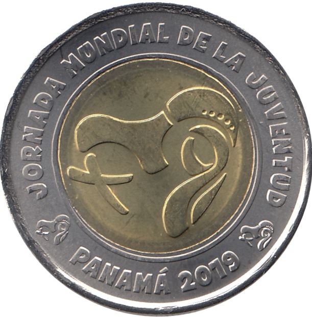 Panama | 1 Balboa Coin | World Youth Day | Km:168 | 2019