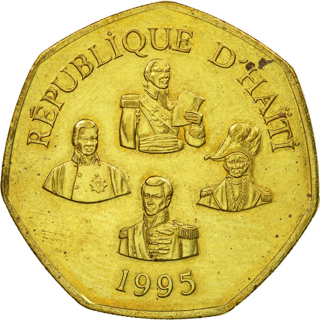 Haiti | 5 Gourdes Coin | Haitian Statesmen | Cannon | Km:156 | 1995 - 2019