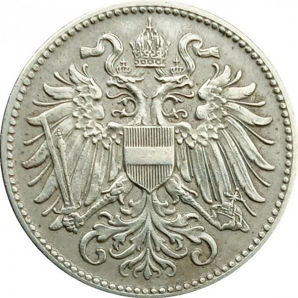 Austrian Empire | 10 Hellers Coin | Austrian Escutcheon | Km:2825 | 1916