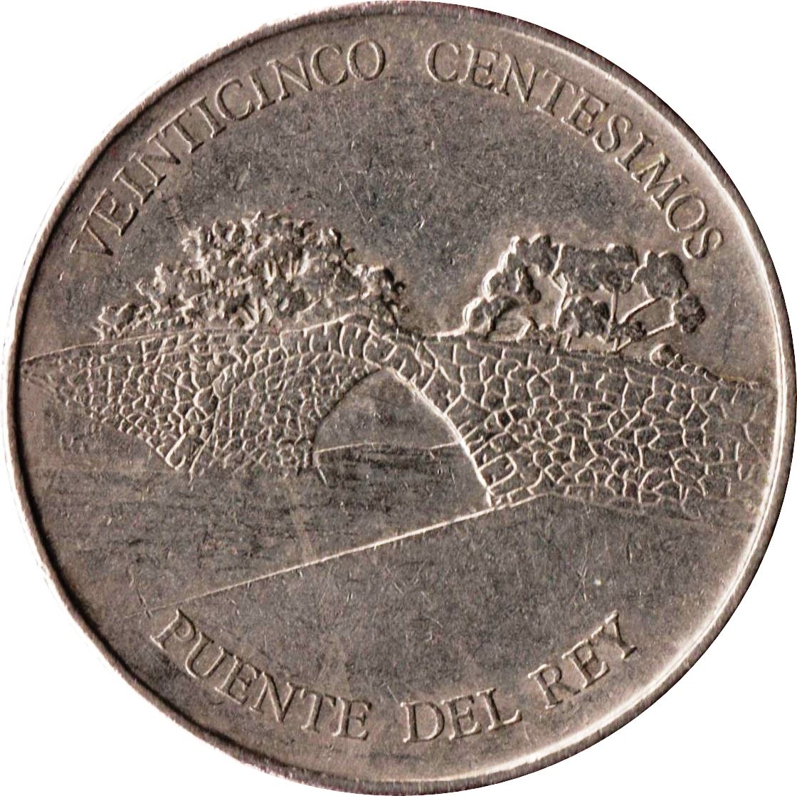 Panama | 25 Centesimos Coin | King's Bridge | Km:136 | 2005