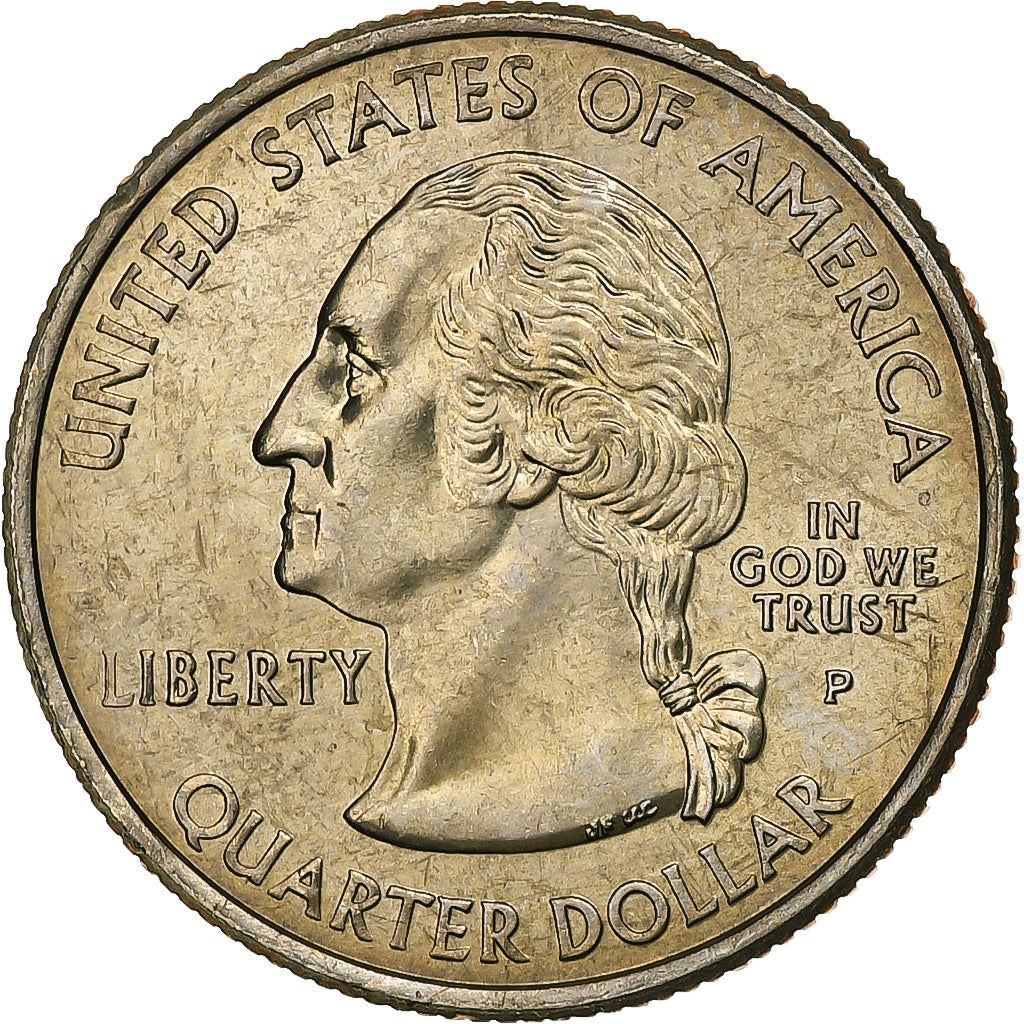 United States | 1/4 Dollar Coin | Oregon | Km:372 | 2005