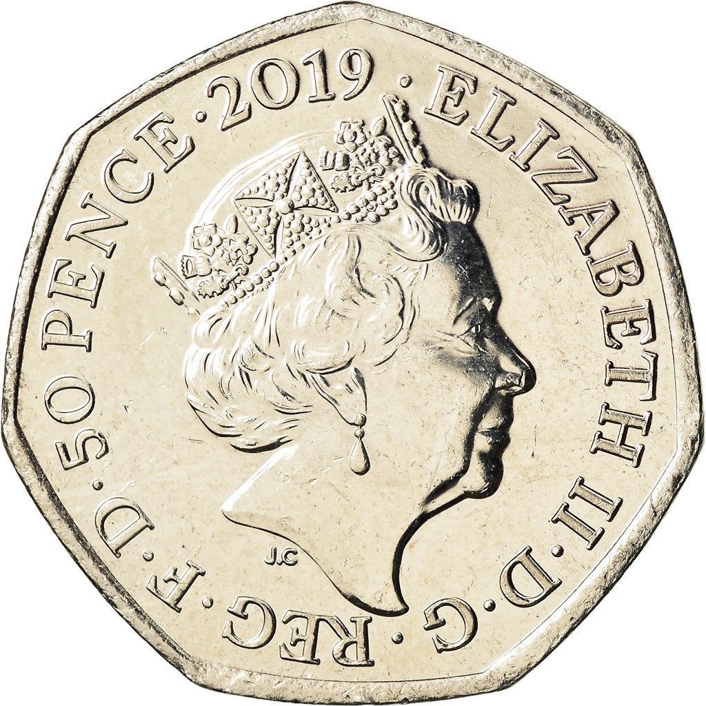 United Kingdom | 50 Pence Coin | Paddington | Km:1715 | 2019