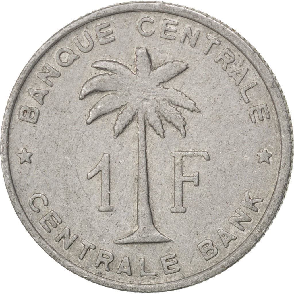 Belgian Congo | 1 Franc Coin | Palm tree | Km:4 | 1957 - 1960