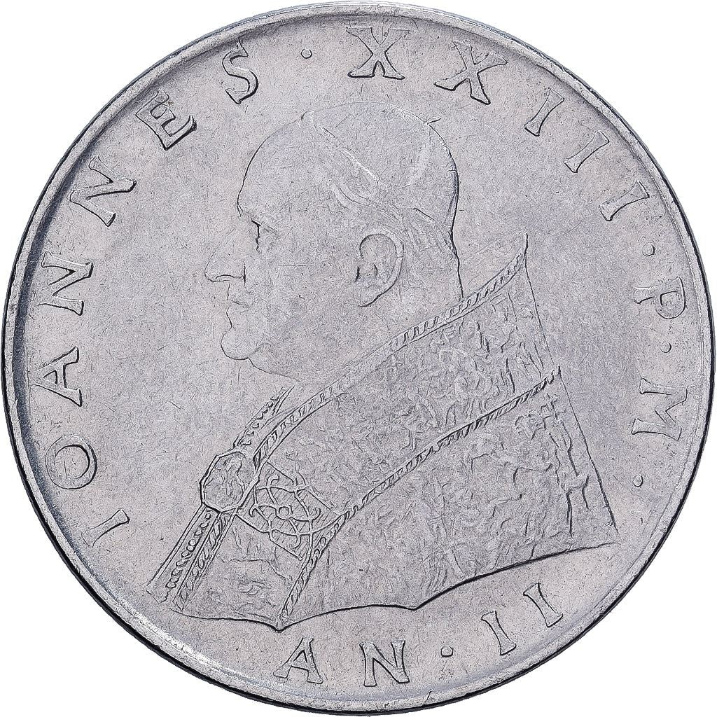 Vatican City | 100 Lire Coin | John XXIII | Km:64 | 1959 - 1962