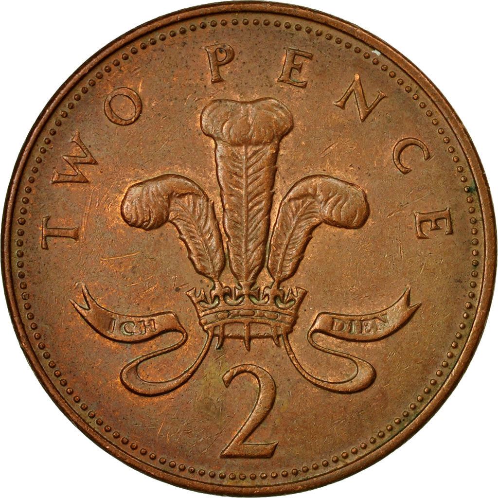 United Kingdom | 2 Pence Coin | Elizabeth II | Km:936A | 1992 - 1997