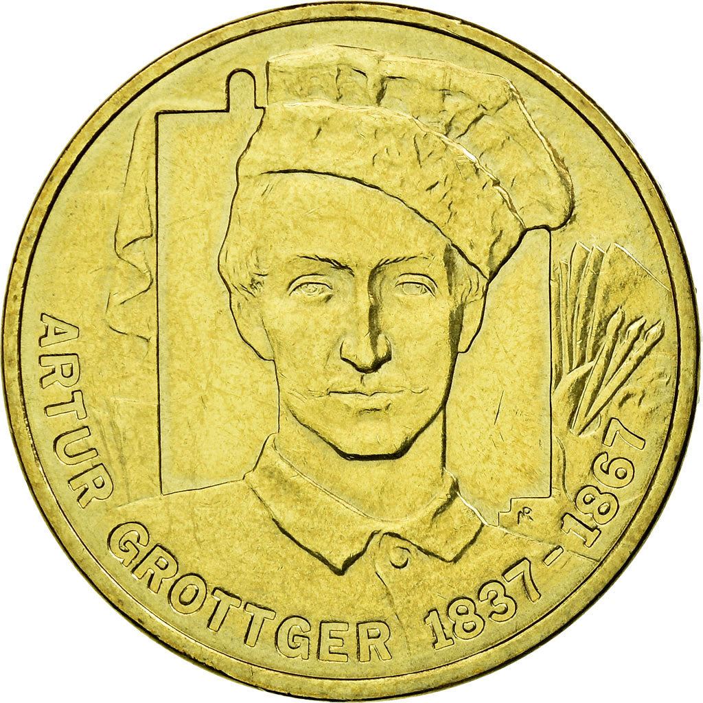 Poland | 2 Zlotys Coin | Artur Grottger | Y:746 | 2010