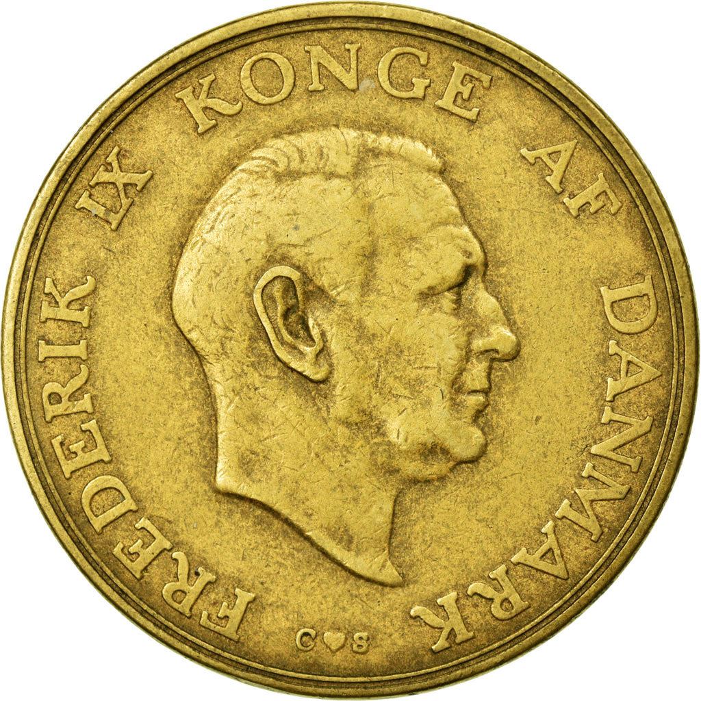Denmark | 2 Kroner Coin | Frederik IX | Km:838 | 1947 - 1959
