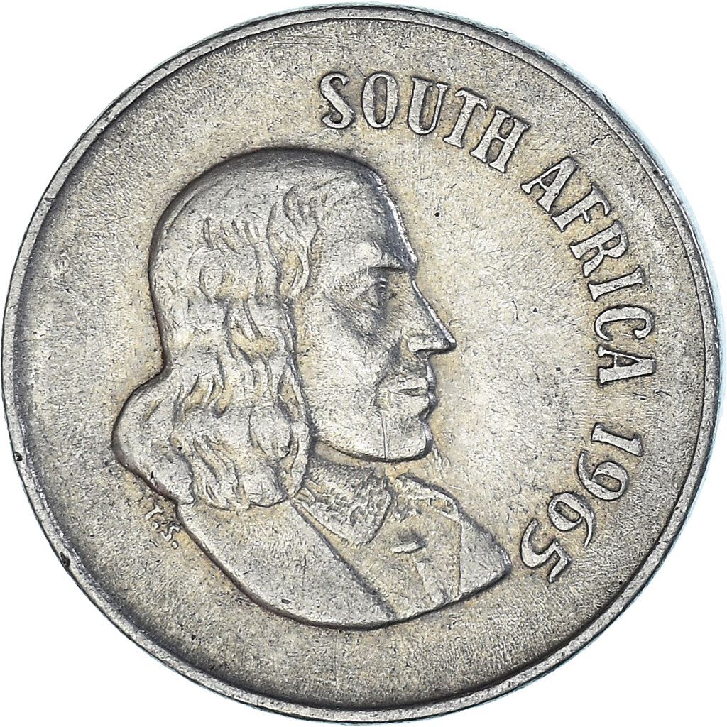 Sør-Afrika 10 Cent Mynt | Engelsk Inskripsjon - SOUTH AFRICA | KM68.1 | 1965 - 1969