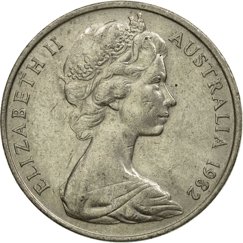 Australia | 20 Cents Coin | Platypus | Km:66 | 1966 - 1984
