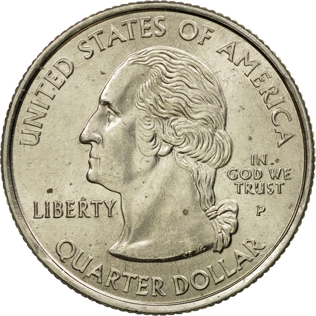 United States | 1/4 Dollar Coin | Massachusetts | Km:305 | 2000