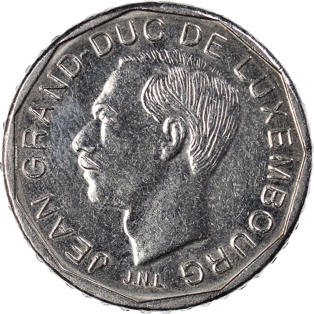 Luxembourg | 50 Francs Coin | Nickel | Monarch | Crown | KM:62 | 1987-1989