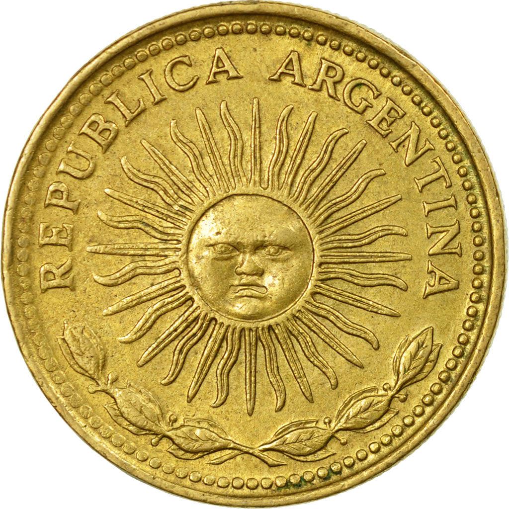 Argentina 10 Pesos | Sol de Mayo | Olive branch Coin | KM72 | 1976 - 1978