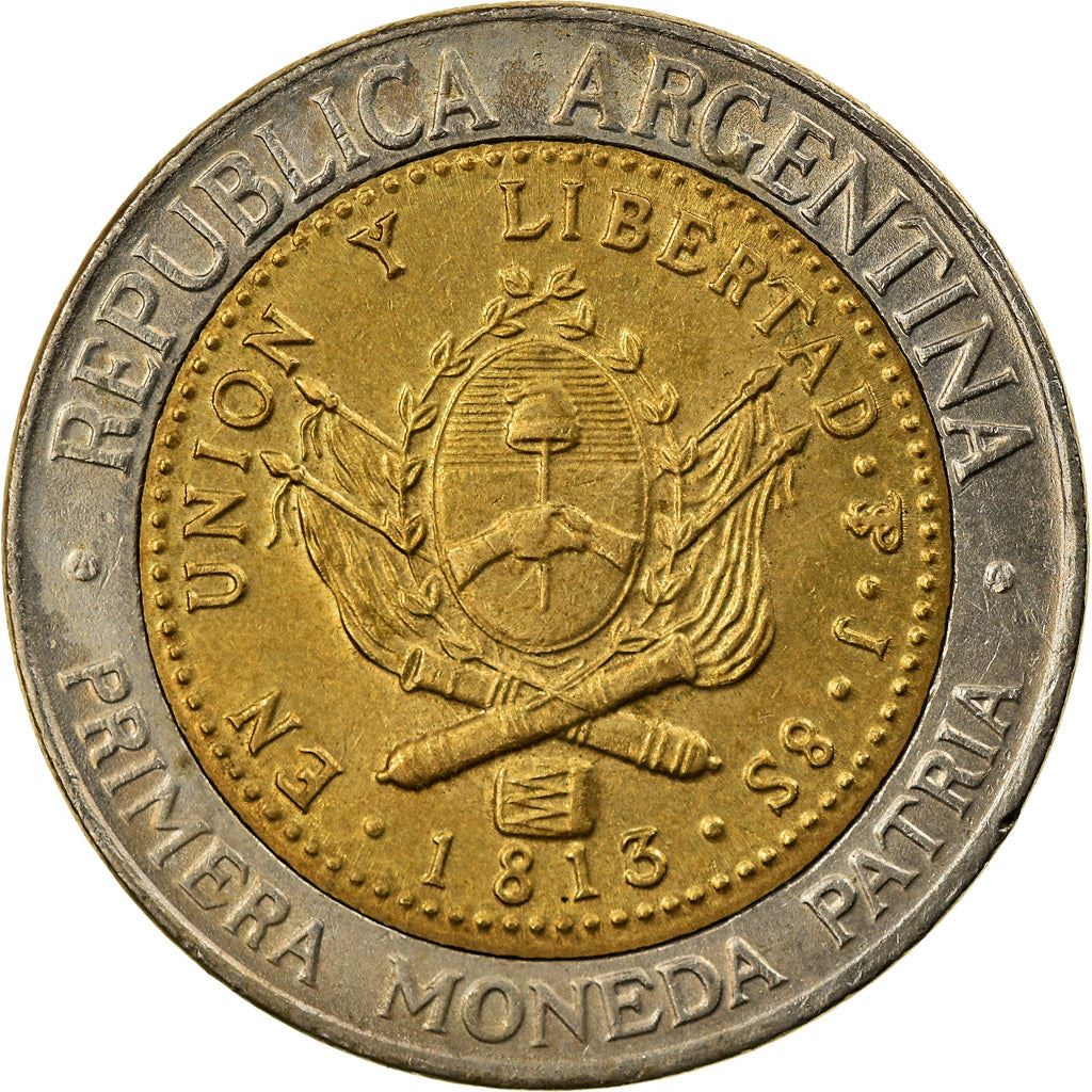 Argentina 1 Peso | National Sun Coin | KM112 | 1994 - 2016