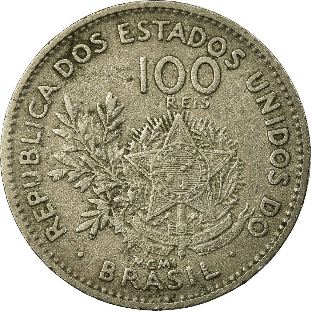 Brasil | Moeda de 100 Réis | Liberdade | Km:503 | 1901