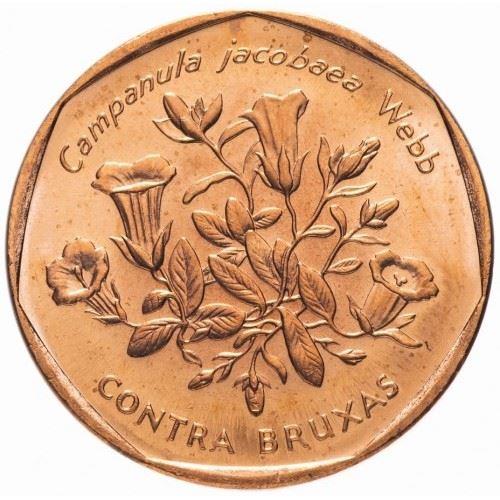 Cape Verde 5 Escudos Coin | Contra Bruxas Flower | KM31 | 1994